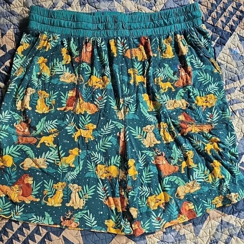 Little Sleepies Teal Jungle Animal Shorts